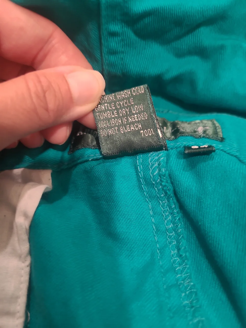 Knights Of Round Table Mens Teal Khaki Cotton Shorts Size 34